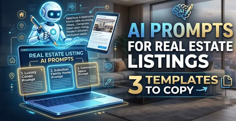 AI Prompts for Real Estate Listings - 3 Templates to Copy