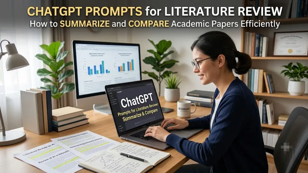 ChatGPT Prompts for Literature Review - Summarize and Compare Papers